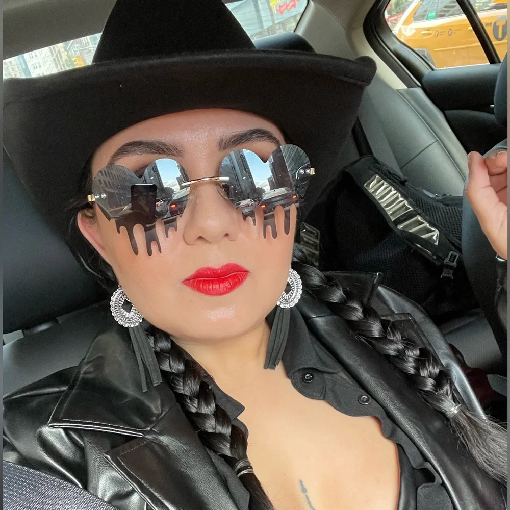 Black Western Hat with Silver Accent - Picture 4 of 4